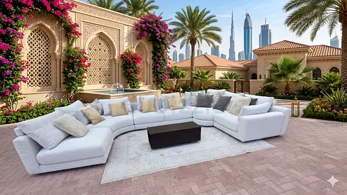 Chattles and more premium quality olta feather 🪶 filled modular sofa