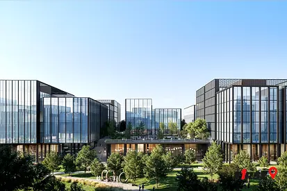 دور كامل | 6 مكاتب عوائد استثمار مضمونة بنسبة 8% من اليوم الأول بدون رسوم خدمات | مكاتب عالية الجودة ضمن مجتمع متكامل