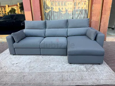 Eskilstuna lshape sofa bed with storage