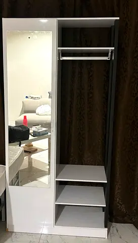 White Cupboard with Mirror