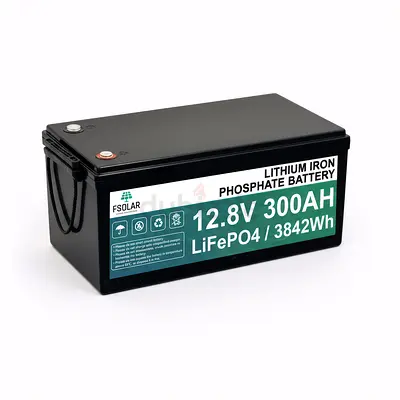 Fsolar Lithium Battery 300AH 12.8V LiFePO4 RV-Caravan-Boat