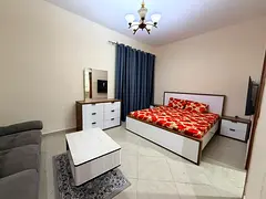 FURNISHED STUDIO ON SHARJAH DUBAI BORDER AVAILABLE ONLY IN AED 3100 IN AL NAHDA SHARJAH