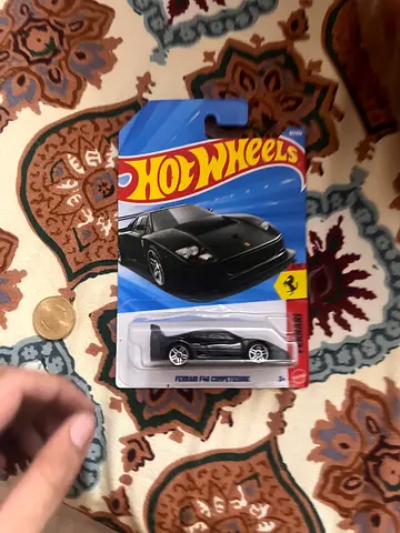 Hot Wheels Ferrari F40 competezione diecast car - brand new on card