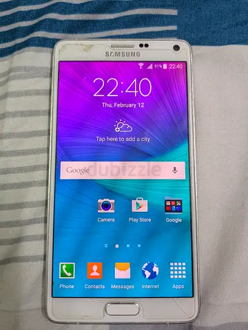 Samsung Galaxy Note 4 - White, Good Working Condition