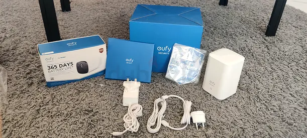 Eufy Security HomeBase, Camera (eufy cam2 pro) and Accessories - in Excellent Condition