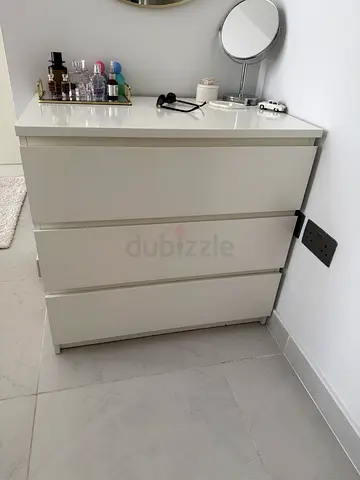 IKEA drawer, mirror, vanity