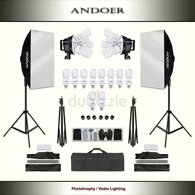 ANDOER 2 Softbox 5in1 Lighting Kit