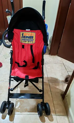 Lightweight Red Umbrella Stroller - Speed Kings