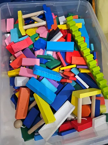 1000 pieces Wooden Dominos