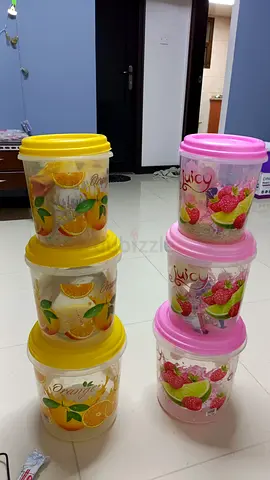 6 pieces container set for urgent sell!