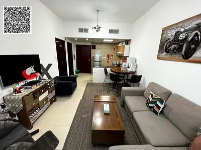 A great deal on a furnished apartment for resale in Ajman's City Towers, with a down payment of AED 230,000 and monthly installments of only AED 4,100