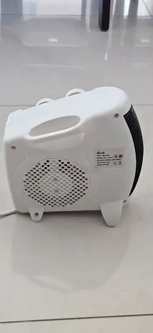 Compact Portable Fan Heater - White, Lightweight