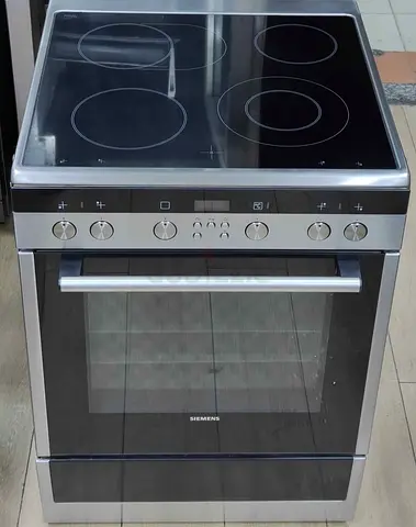 Siemens Stainless Steel Electric Cooker with Ceramic Hob  Oven