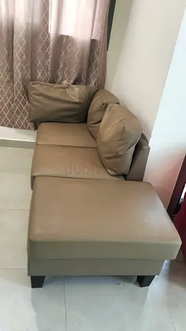 Beige 3-seater Modular Sofa Section (Good Condition)