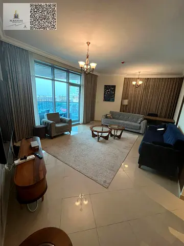 🌊 2BR Luxury Apartment | Sea & City View | Corniche Residents 🏙️