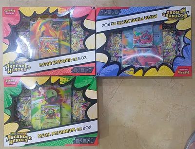 Pokémon Mega Box Collection - Mega Meganium EX, Mega EmborR EX, Mega Feraligatr EX