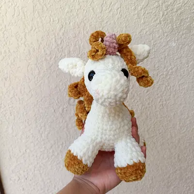 Handmade Plush Unicorn Stuffed Toy - Soft Crochet