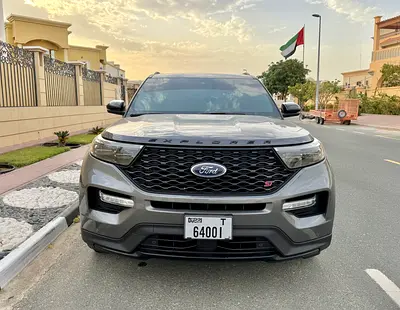 Ford Explorer ST 2021 - GCC Specs with Al Tayer warranty  service contract