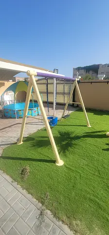 Kids Outdoor Playset with Slide and Climbing Frame - Good Condition