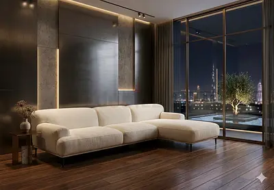 The loom collection amelia L Shape Sofa