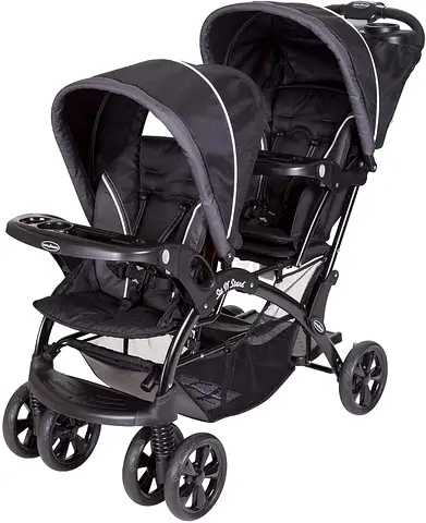 Baby Trend Sit N Stand Double Stroller, Onyx