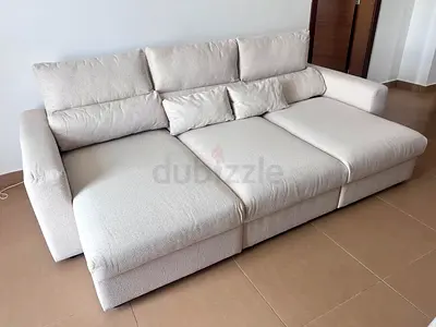 Ikea eskilstuna L shape sofa under under storage