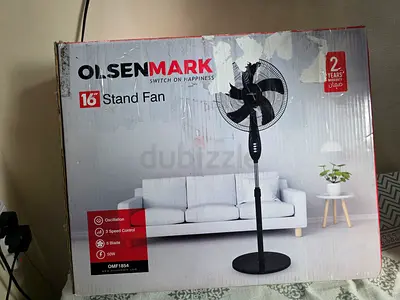 Olsenmark 16 Adjustable Stand Fan - Used, Working