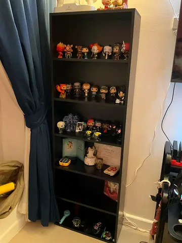 Black display shelf
