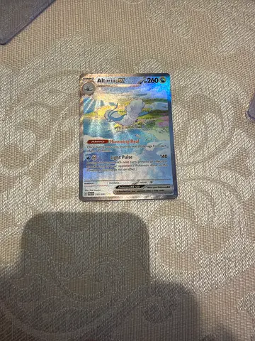 Altaria ex alternate full art Pokémon card