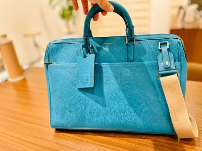 SLIM BRIEFCASE IN PURE LEATHER (SERAPIAN MILANO)