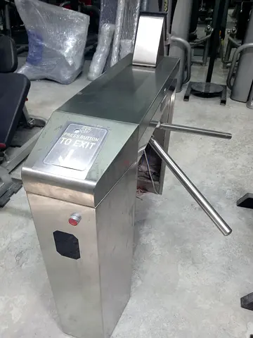 Stainless Steel Tripod Turnstile Gate - Used, Good Condition