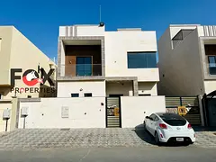 5 master bedroom villa for rent in Al Yasmeen, Ajman, with majlis, living hall, prep kitchen, and la