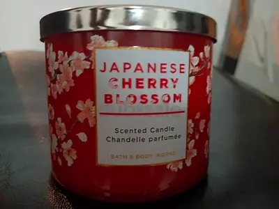 Bath  Body Works Japanese Cherry Blossom Scented Candle -
