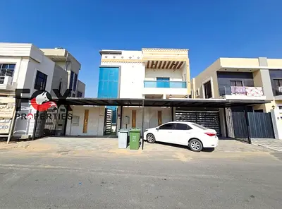 Five-bedroom villa for annual rent in Al Yasmin, Ajman, on Mohammed Bin Zayed Road