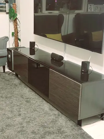 Ikea glass top Tv table/cabinet