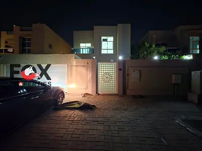 The best price for a villa for annual rent in Al Zahia area: 4 master bedrooms, a majlis with an attached bathroom, a living room, a storage room