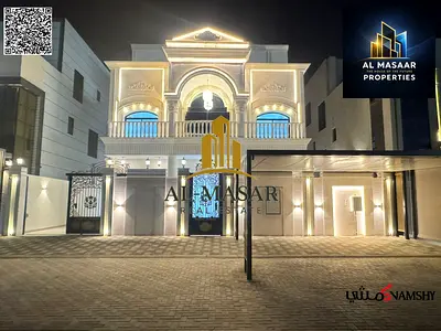 فيلا كلاسيك 7غرف نوم ماستر مصعد داخلي طابقين وروف تقسيمات داخليه كبيرة تملك حر السعر شامل المياه والكهرباء
