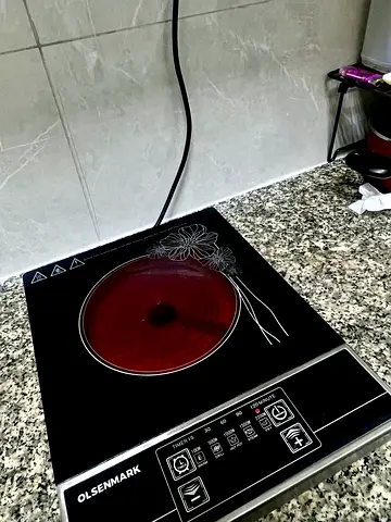 Olsenmark Single Electric Ceramic Hob - Good Working Condition