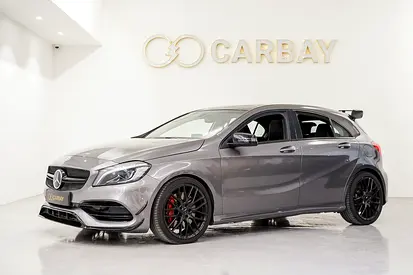AED 1237 PM | MERCEDES BENZ A45 4MATIC AMG 2018 | PRISTINE CONDITION | 2 YEAR WARRANTY