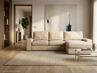 IKEA Kivik L Shape Sofa Beige Good condition