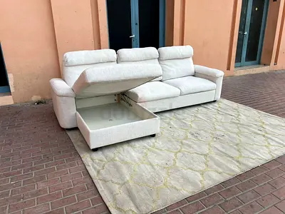 3__Seater Pull out sofa bed with mattress ikea