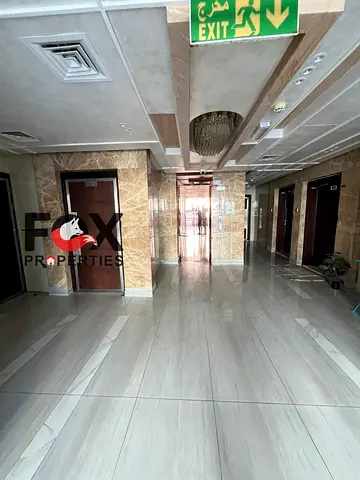 1 master bedroom hall for rent in Al Hamidiya Ajman balcony 2 baths built in wardrobes spacious AED or 6 payments cheque