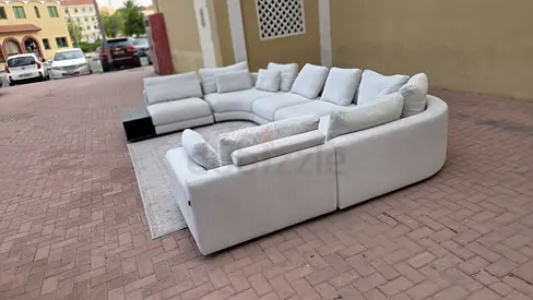 Chattles and more premium quality olta feather 🪶 filled modular sofa