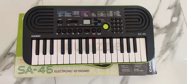 Casio SA-46 32-Key Portable Electronic Keyboard - Lightly Used