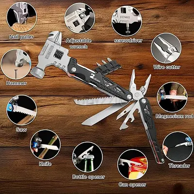 Upgraded 18 in 1 Multitool,Professional Stainless Steel