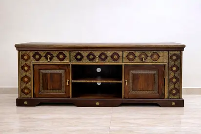 Antique Solid Wood Tv Table
