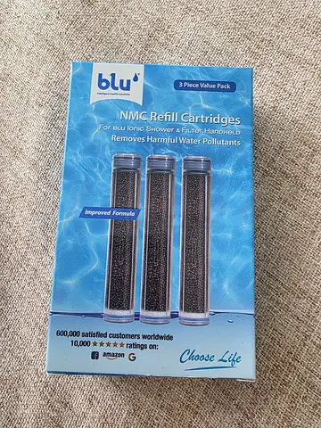 blu NMC Refill Cartridges 3-Piece Value Pack for Shower Filter