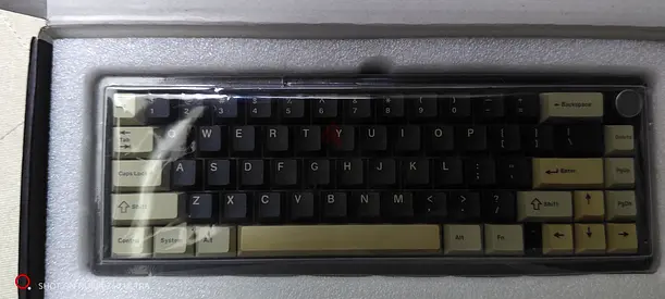 Compact 60% Mechanical Keyboard (New in Box) - Black with Beige Keycaps