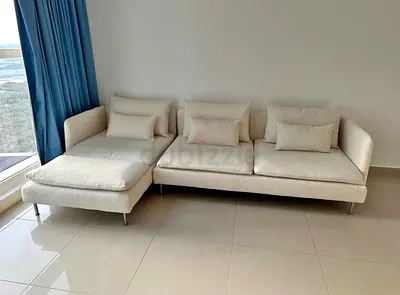 IKEA Soderhamn L Shape Sofa Beige Good condition