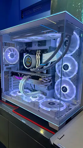 High-end White Custom Gaming PC - RGB Liquid Cooled, RTX GPU 4080 Super